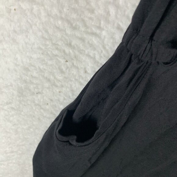 Calvin Klein Swim Cover-Up Women's L/XL Black Rayon Surplice Neck Racerback 9862 - Picture 4 of 10